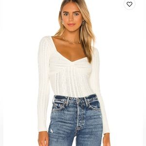 Majorelle Fallone Sweater size Medium in cream from Revolve